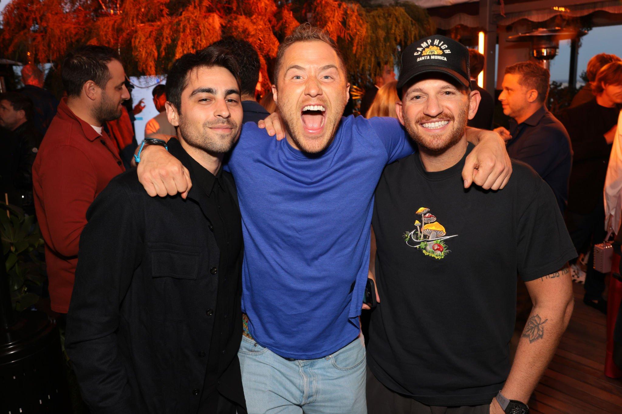Milo Frank, Mike Posner, and friend
