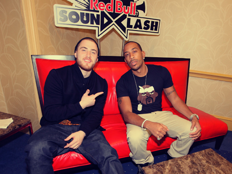 Mike Posner and Ludacris at Red Bull Soundclash New Year's Eve Event in Miami, FL Dec 2011
