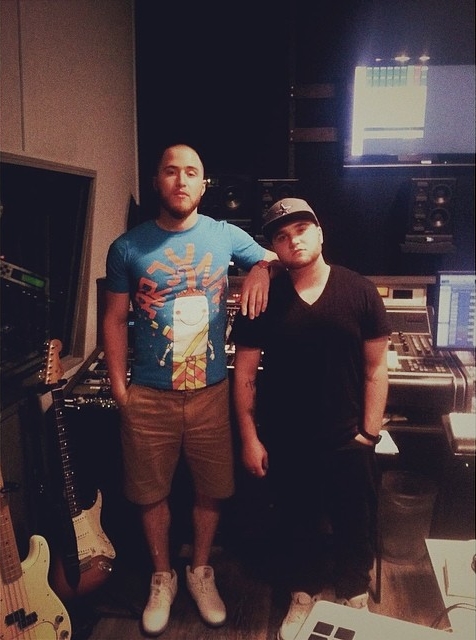 Mike Posner and SRH in the recording studio in 2012
instagram.com/srhmusic
