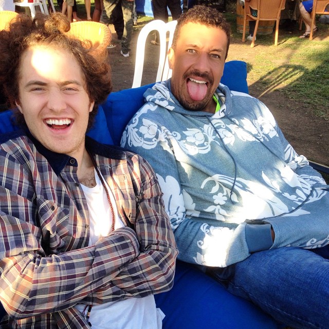 Mike Posner with Big Billy Clark at vocal coach Dave Stroud's Wedding Reception at Rosenthal - The Malibu Estate Winery in Malibu, CA 10/10/2014
instagram.com/bigbillyclark

