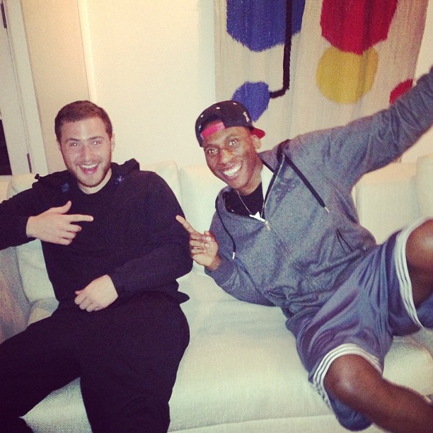 Mike Posner and Nolan Smith at Mike's house - Los Angeles, CA 4/15/13
Photo by Nolan Smith
instagram.com/ndotsmitty
