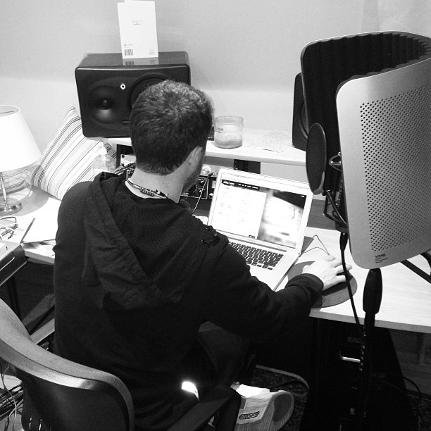 Mike Posner in his in-home studio - Los Angeles, CA 4/15/13
Photo by Nolan Smith
instagram.com/ndotsmitty
