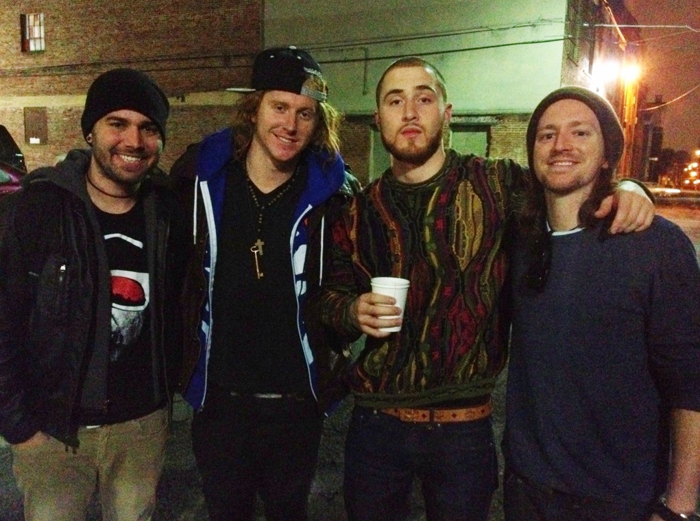 Mike Posner with We The Kings - Reading, PA 3/31/12
Photo by Charles Trippy
