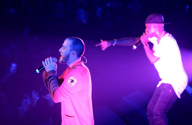 Mike Posner and Big Sean performing
Photo by Bryan Mitchell
DetroitNews.com
