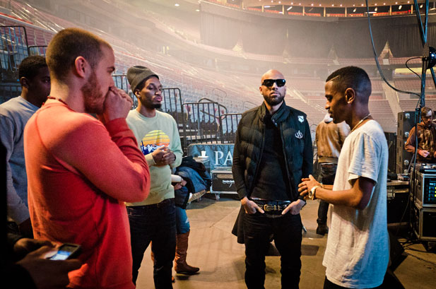 Mike Posner, Earlly Mac, SayItAintTone and Big Sean at Soundcheck
Photo by Doug Coombe
Billboard.com
