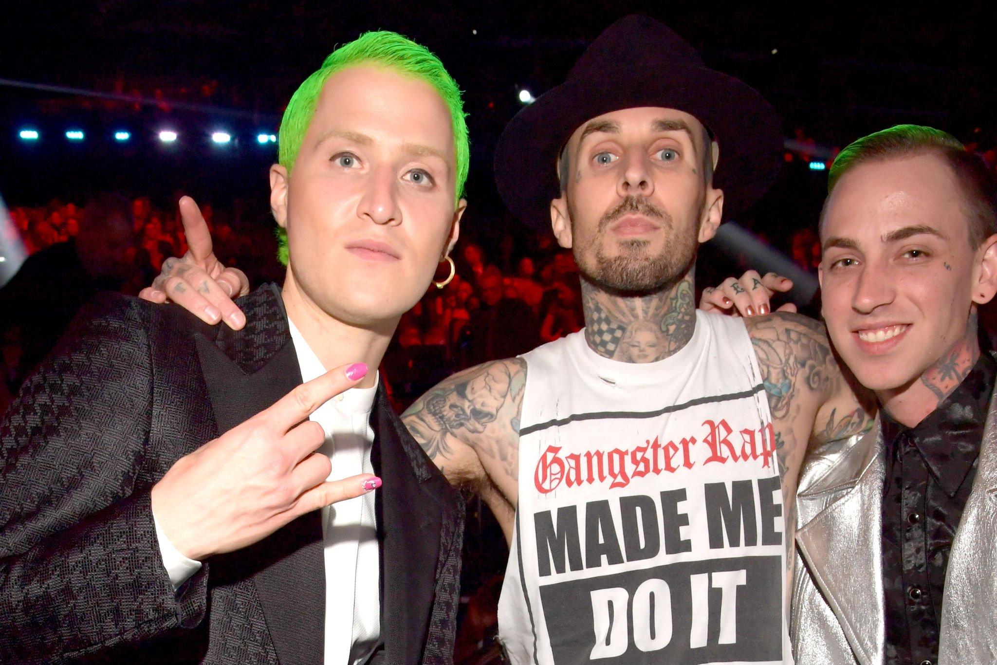 Mike Posner, Travis Barker, and Blackbear
