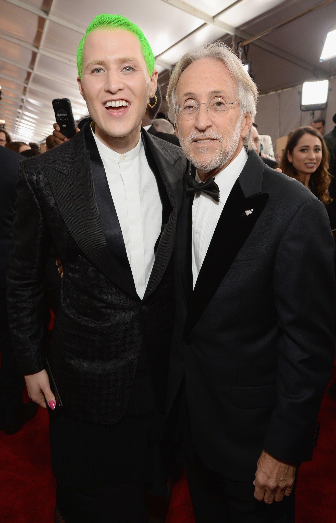 Mike Posner and President/CEO of The Recording Academy and GRAMMY Foundation President/CEO Neil Portnow
