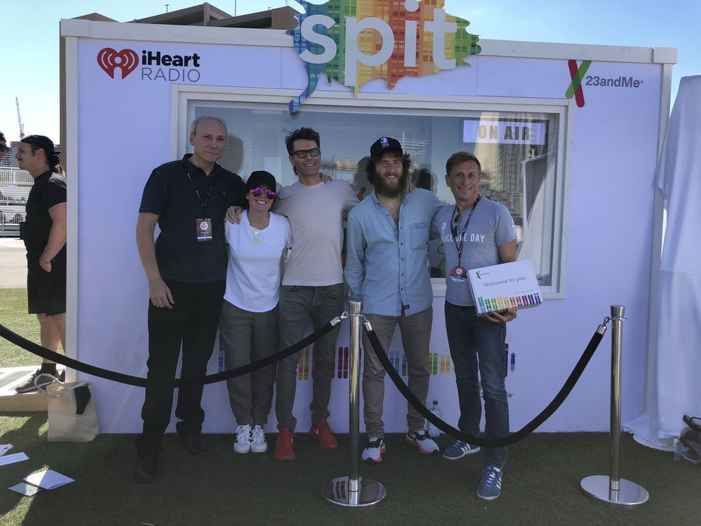 Bobby Bones, Mike Posner, and Jeremy Gilley at iHeartRadio Music Festival on September 22, 2018
Bobby Bones, Mike Posner, and Jeremy Gilley at iHeartRadio Music Festival on September 22, 2018