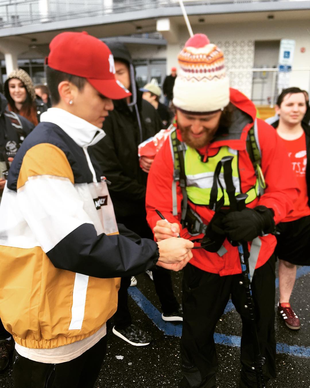Mike Posner in Asbury Park, NJ on April 15, 2019
Photo credit: instagram.com/ebeofficiall
