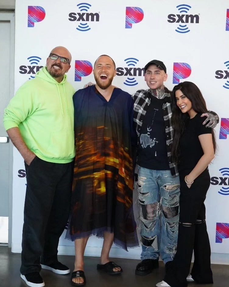 Mike Posner & blackbear at SiriusXM Hits 1 to talk about their new album Mansionz 2
