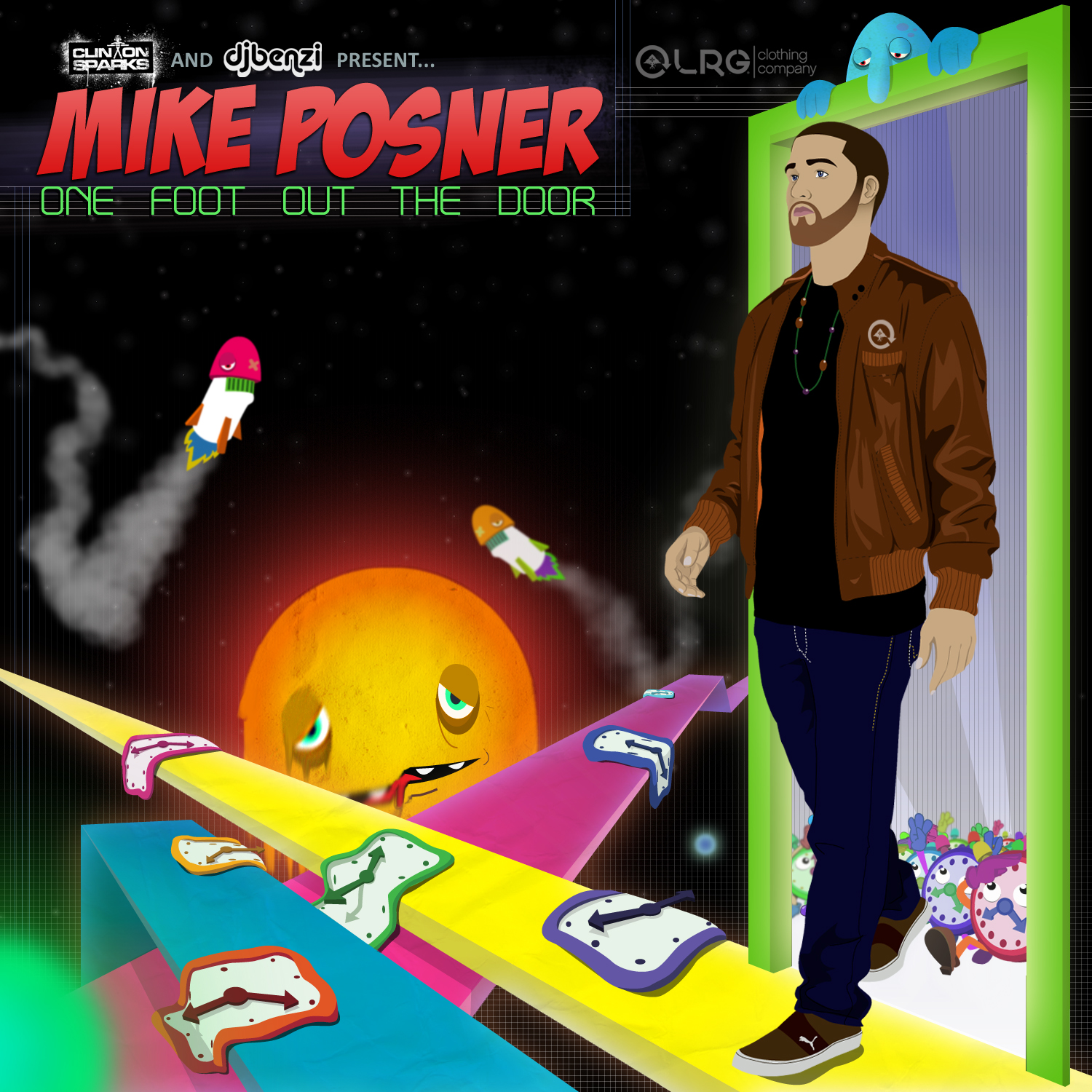 Mike Posner - One Foot Out The Door (Cover Artwork)
Released: October 28, 2009
