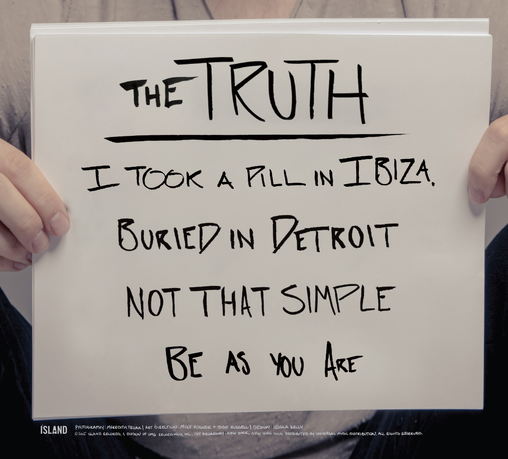 Mike Posner - The Truth EP (Back Cover Artwork)
