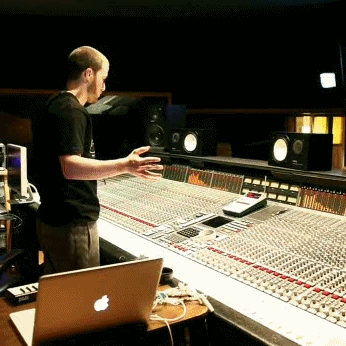 Mike Posner in the studio (2011)
