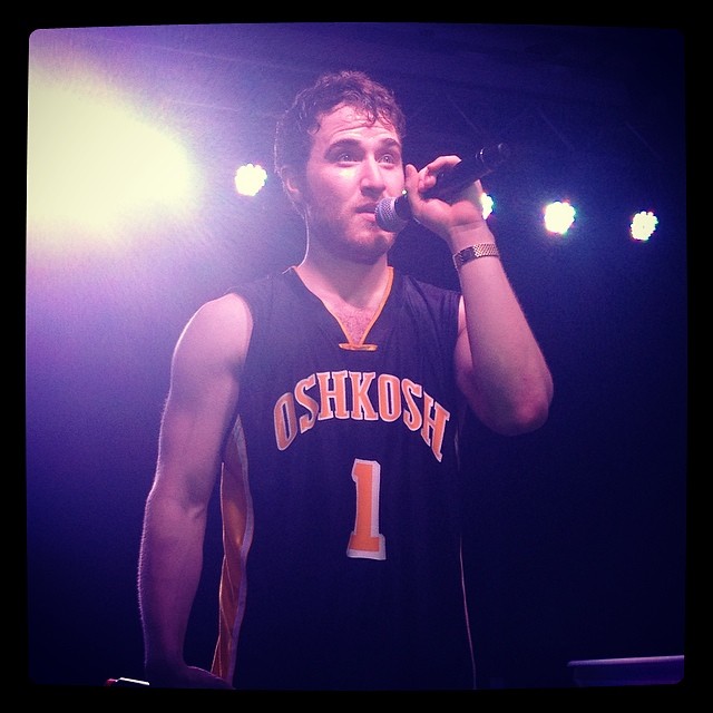Mike Posner performing at Bye Gosh Fest 2014 at UW Oshkosh in Oshkosh, WI 5/8/14

