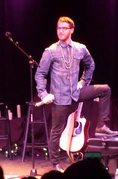 Mike Posner performing on his Unplugged Tour at City Theatre in Detroit, MI 4/6/14
Twitter @ATL210
