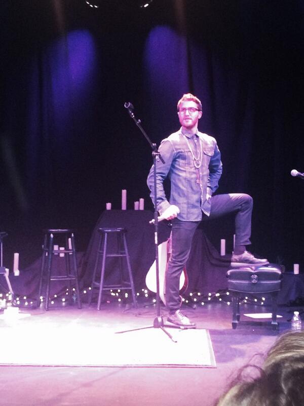 Mike Posner performing on his Unplugged Tour at City Theatre in Detroit, MI 4/6/14
Twitter @BrandonAbro
