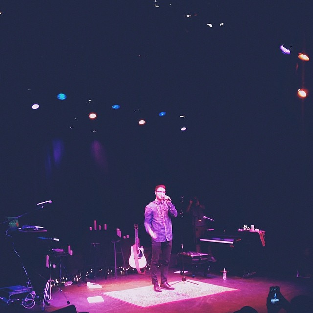 Mike Posner performing on his Unplugged Tour at City Theatre in Detroit, MI 4/6/14
Instagram @philpirkovic
Mike Posner performing on his Unplugged Tour at City Theatre in Detroit, MI 4/6/14
Instagram @philpirkovic