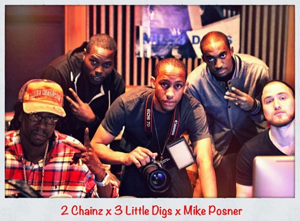 2 Chainz, 3 Little Digs and Mike Posner - April 2012
