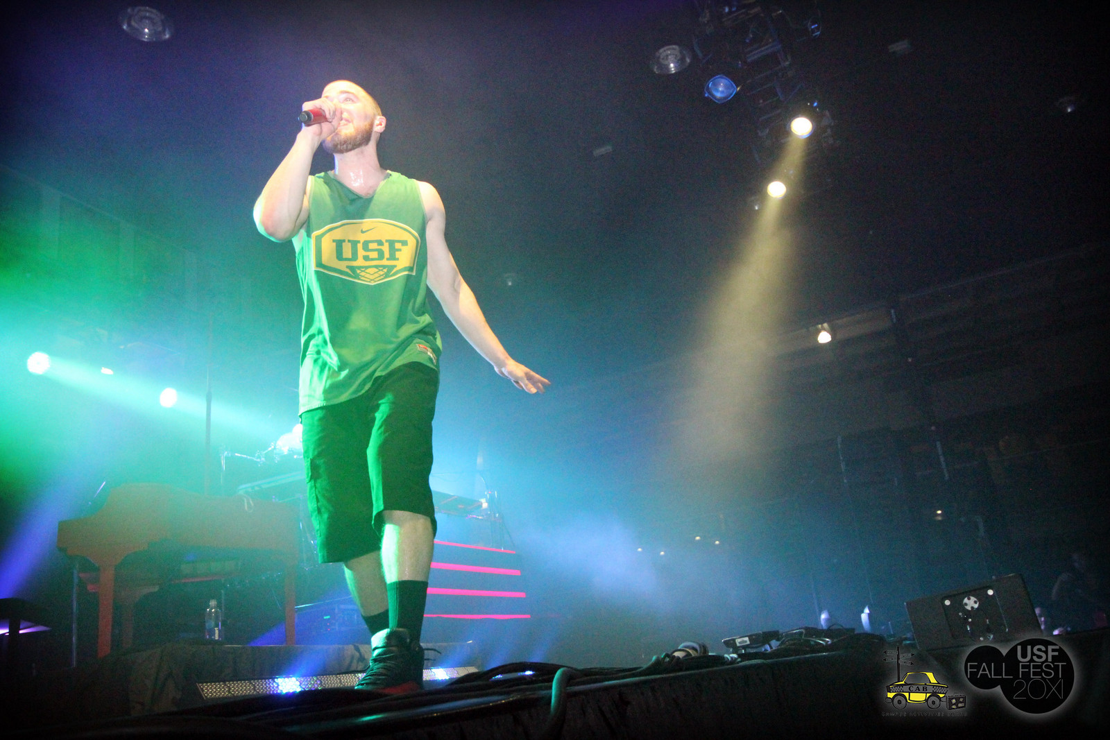 Mike Posner performing at the University of San Francisco's 2011 Fall Fest Concert October 1, 2011
Photo by Evelyn Obamos
