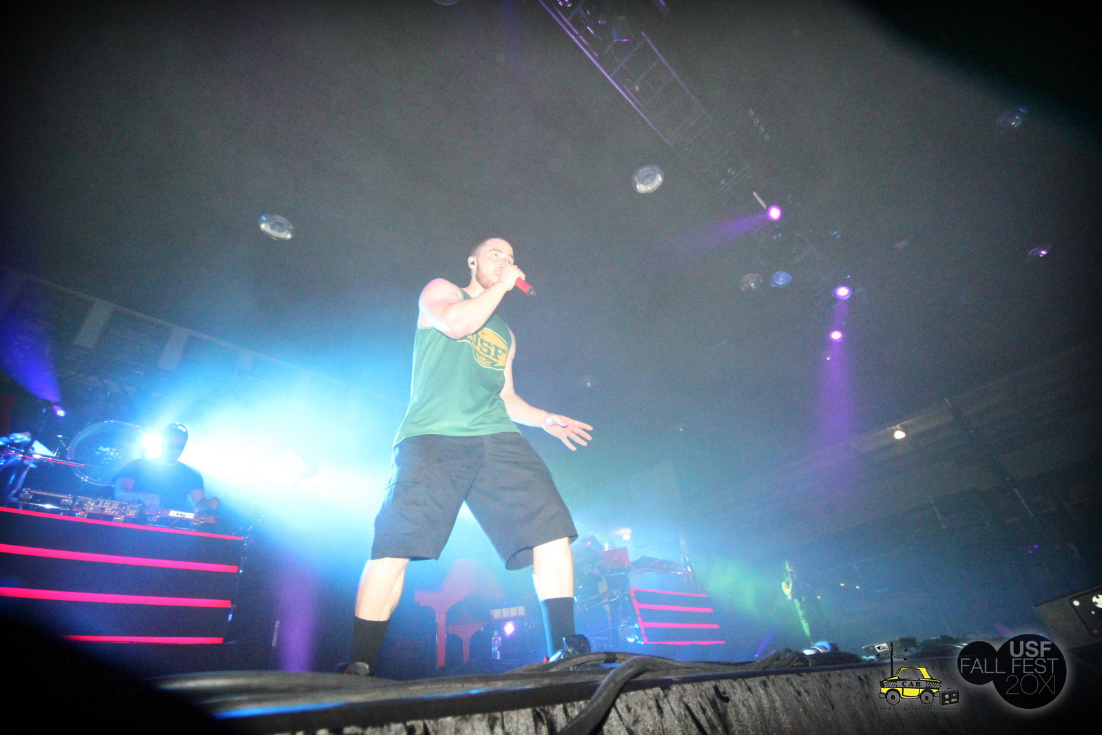 Mike Posner performing at the University of San Francisco's 2011 Fall Fest Concert October 1, 2011
Photo by Evelyn Obamos
