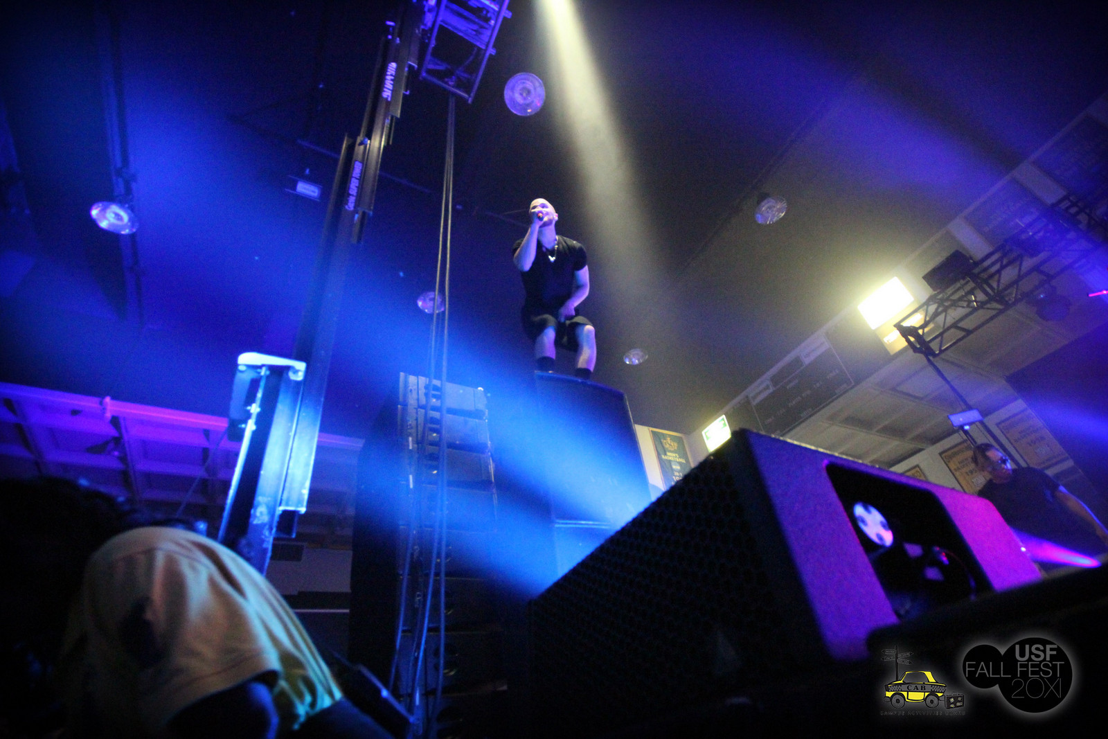 Mike Posner performing at the University of San Francisco's 2011 Fall Fest Concert October 1, 2011
Photo by Evelyn Obamos
