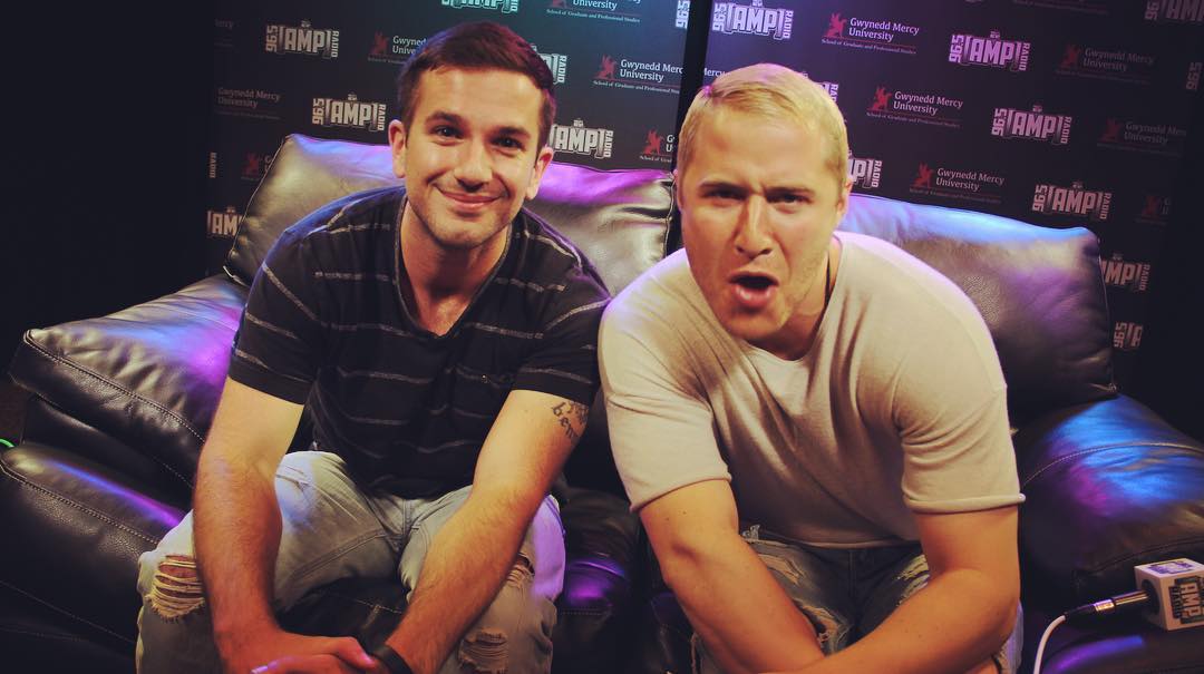 96.5 AMP Radio's Bennett and Mike Posner
 96.5 AMP Radio's Bennett and Mike Posner