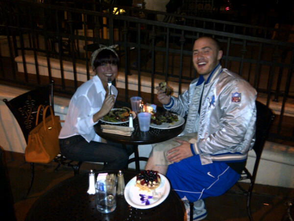 Agnes Monica and Mike Posner dinner date 6/17/11
