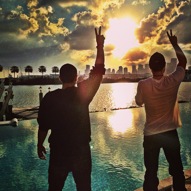 Alfredo Flores and Mike Posner - Miami, FL 1/27/13
Photo by Alfredo Flores
