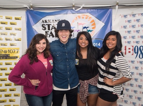Mike Posner with fans at the Arkansas State Fair in Little Rock, AR October 19, 2014
instagram.com/p/ueffEgyN_7
