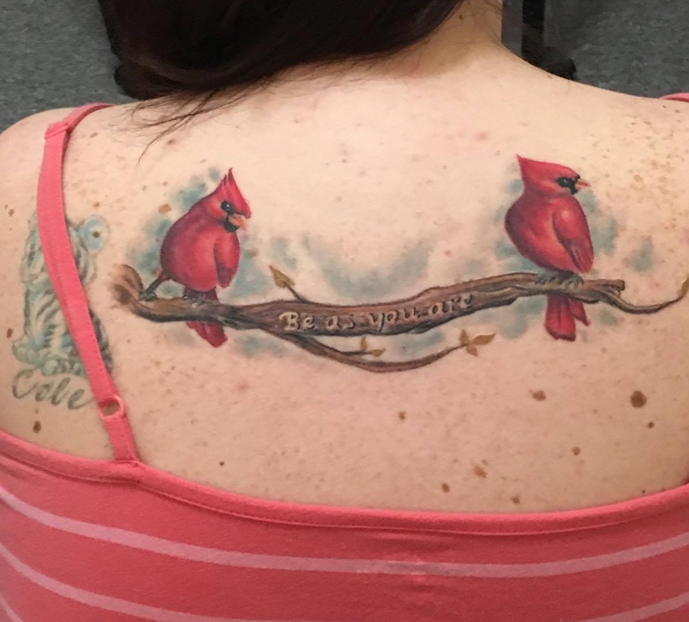 Susan's Mike Posner "Be As You Are" Tattoo March 2016
