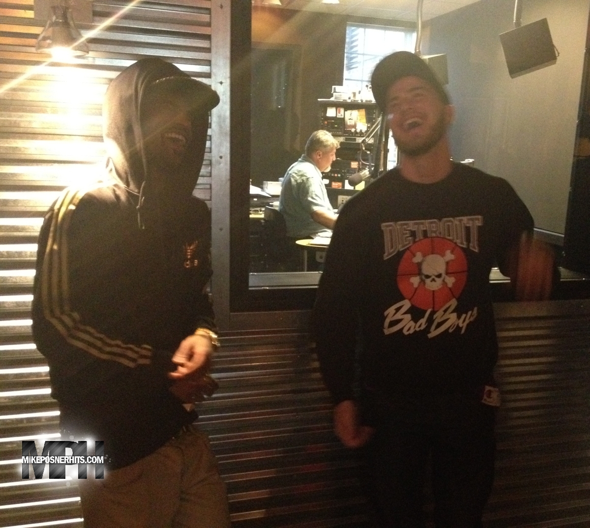 Big Sean & Mike Posner at WCKX Power 107.5 FM Radio Station - Columbus, OH 11/2/11
Photo by Vitto
