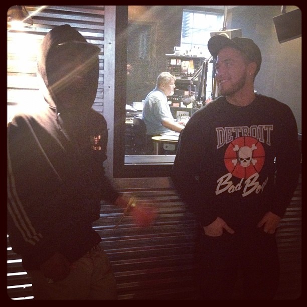 Big Sean & Mike Posner at WCKX Power 107.5 FM Radio Station - Columbus, OH 11/2/11
Photo by Vitto
