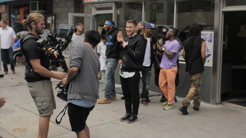 Big Sean, Mike Posner, and all of Finally Famous crew at Lafayette Coney Island - Detroit, MI 9/21/13
