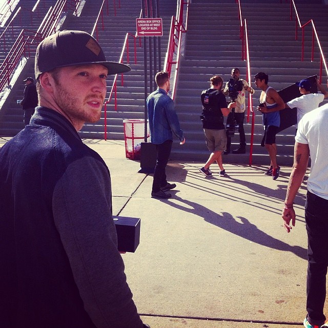 Big Sean and Mike Posner shooting music video at Joe Louis Arena (manager Patrick Cline on the left) - Detroit, MI 9/21/13
instagram.com/erineleanor1
