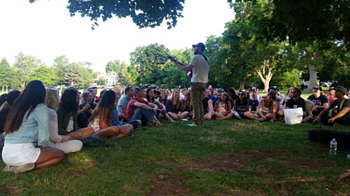 Mike Posner performing at the Chautauqua Park in Boulder, CO July 1, 2015
MikePosner.com
 Mike Posner performing at the Chautauqua Park in Boulder, CO July 1, 2015
MikePosner.com