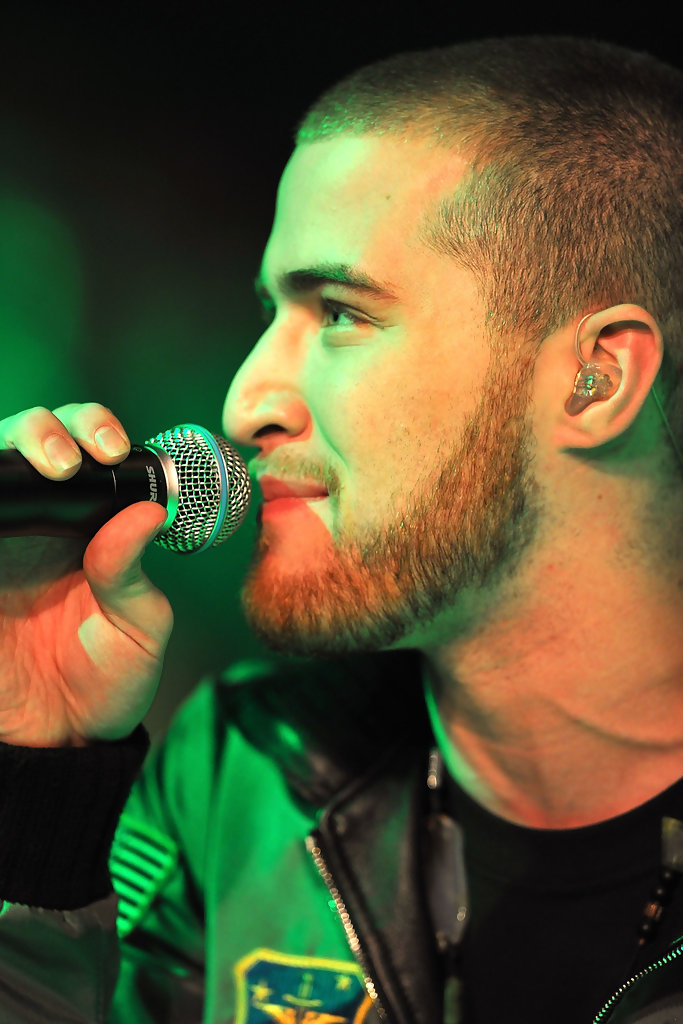 Mike Posner performing at Charles Vogele Fashion Days in Zurich, Switzerland 11/6/10
