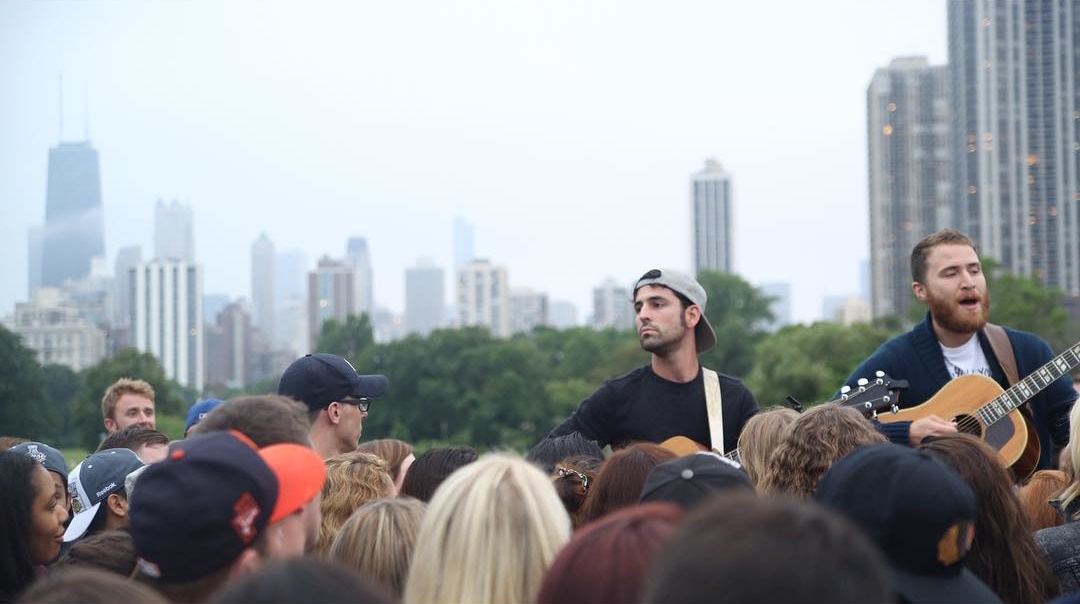 Mike Posner and Adam Friedman performing at Lincoln Park in Chicago, IL July 8, 2015
instagram.com/adamfriedmanmusic
 Mike Posner and Adam Friedman performing at Lincoln Park in Chicago, IL July 8, 2015
instagram.com/adamfriedmanmusic