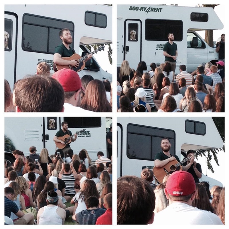 Mike Posner performing at Edgewater Park in Cleveland, OH July 6, 2015
instagram.com/kopniske
 Mike Posner performing at Edgewater Park in Cleveland, OH July 6, 2015
instagram.com/kopniske