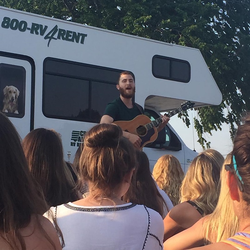 Mike Posner performing at Edgewater Park in Cleveland, OH July 6, 2015
instagram.com/livenationcle
 Mike Posner performing at Edgewater Park in Cleveland, OH July 6, 2015
instagram.com/livenationcle
