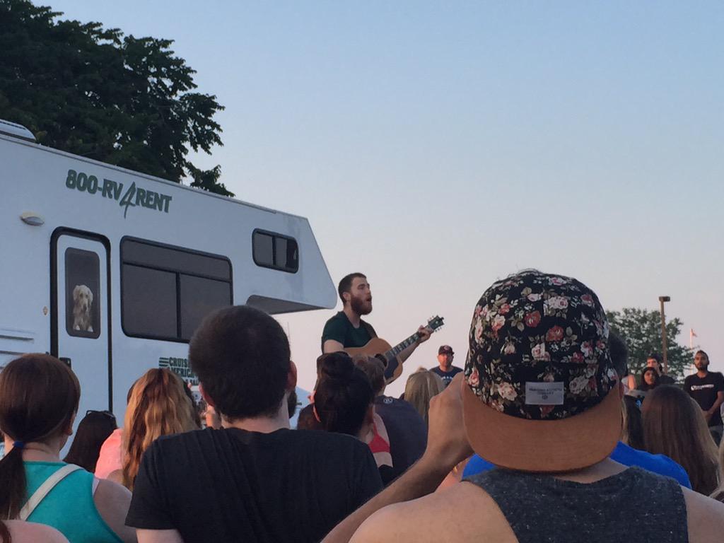 Mike Posner performing at Edgewater Park in Cleveland, OH July 6, 2015
twitter.com/CLEsonny
 Mike Posner performing at Edgewater Park in Cleveland, OH July 6, 2015
twitter.com/CLEsonny