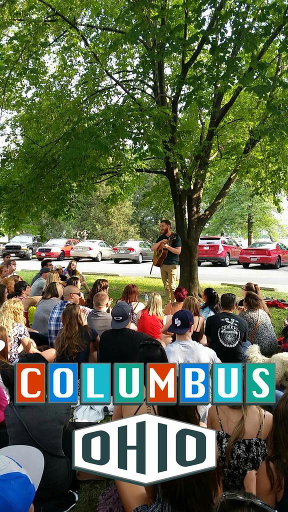 Mike Posner performing at Goodale Park in Columbus, OH July 5, 2015
twitter.com/Brad_Gregory

