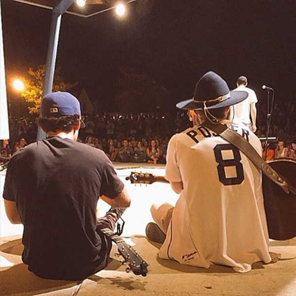 Mike Posner and Adam Friedman at ArtStreet Amphitheatre in Dayton, OH September 28, 2015
instagram.com/mr_watermelons
