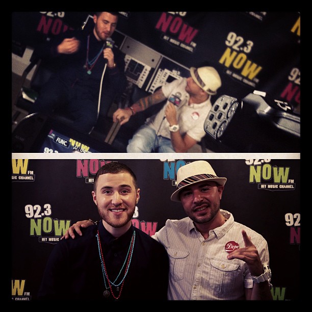 Mike Posner and DJ Toro at 92.3 NOW in NYC 8/5/13
Photo by DJ Toro
instagram.com/djtoro
 Mike Posner and DJ Toro at 92.3 NOW in NYC 8/5/13
Photo by DJ Toro
instagram.com/djtoro
