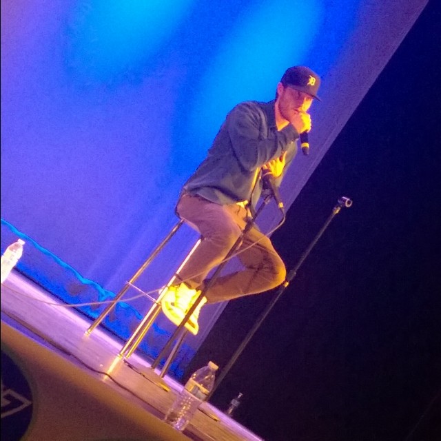 Mike Posner speaking Grand Terrace High School in Grand Terrace, CA 5/22/14
Instagram @jewelsbejules
 Mike Posner speaking Grand Terrace High School in Grand Terrace, CA 5/22/14
Instagram @jewelsbejules