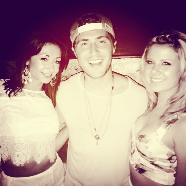 Mike Posner with fans at HAZE Nightclub in Las Vegas, NV 7/13/14
Instagram @mnbee
