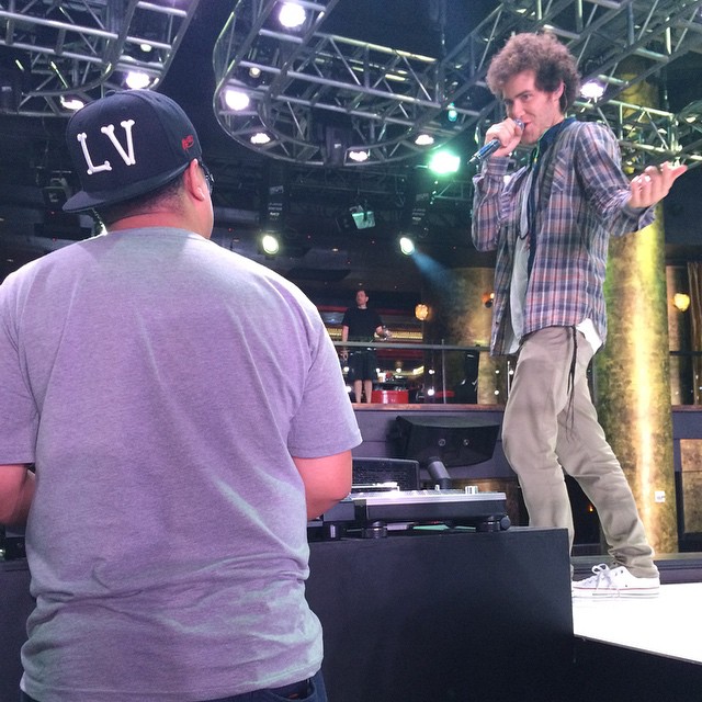 Mike Posner at soundcheck at HAZE Nightclub in Las Vegas, NV 10/11/2014
instagram.com/djkmac
