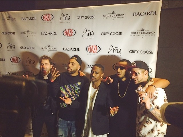 Mike Posner with SayItAintTone, Big Sean, Earlly Mac, and RiFF RAFF at Haze Nightclub in Las Vegas, NV 5/25/14 
Instagram @earllymac
 Mike Posner with SayItAintTone, Big Sean, Earlly Mac, and RiFF RAFF at Haze Nightclub in Las Vegas, NV 5/25/14 
Instagram @earllymac