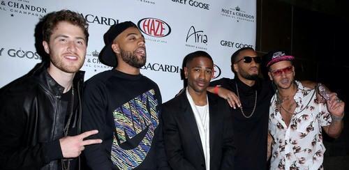 Mike Posner with SayItAintTone, Big Sean, Earlly Mac, and RiFF RAFF at Haze Nightclub in Las Vegas, NV 5/25/14
 Mike Posner with SayItAintTone, Big Sean, Earlly Mac, and RiFF RAFF at Haze Nightclub in Las Vegas, NV 5/25/14