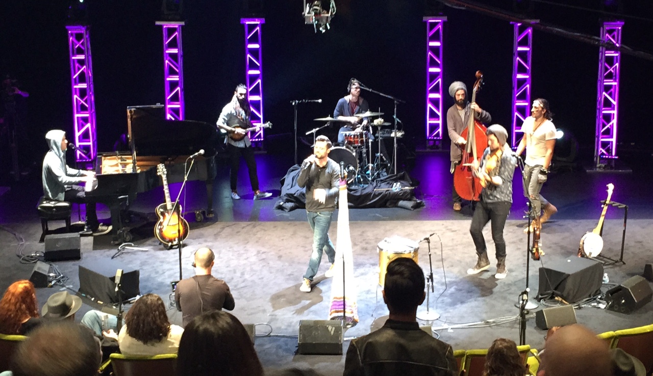 Encore performance with IN-Q, Mike Posner (piano), and Magic Giant at the Mark Taper Forum in Los Angeles, CA 1/15/2015
thesource.com
