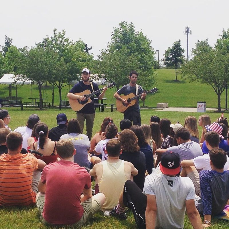 Mike Posner and Adam Friedman performing at White River State Park in Indianapolis, IN July 4, 2015
instagram.com/opat_medown
 Mike Posner and Adam Friedman performing at White River State Park in Indianapolis, IN July 4, 2015
instagram.com/opat_medown